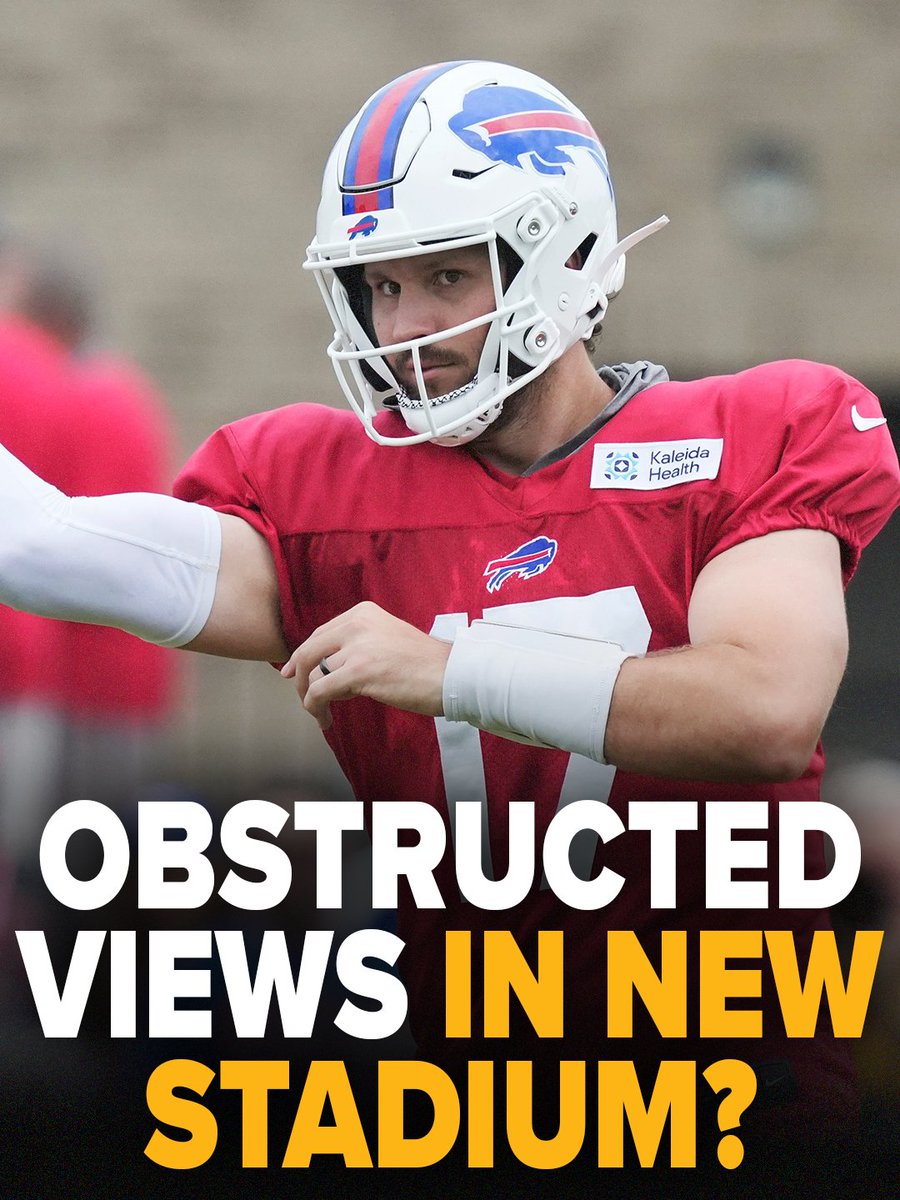 WilliamHillUS's tweet photo. The Bills' new home seems to have some viewing issues... 🫣 Is Highmark stadium going to be a problem for fans?

#NFL https://t.co/2ksDFJePdc