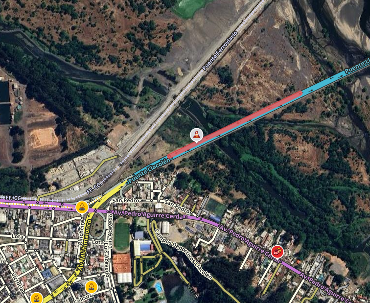 TTIBiobio's tweet photo. PRECAUCIÓN (13:56) Se reporta levantamiento de las uniones metálicas en la pista derecha de la salida del Puente Llacolén, hacia la Av. Pedro Aguirre Cerda de #SanPedrodelPaz. 

⚠️Incidente genera tránsito lento llegando a #SanPedrodelaPaz. https://t.co/io2ZvfHnyz
