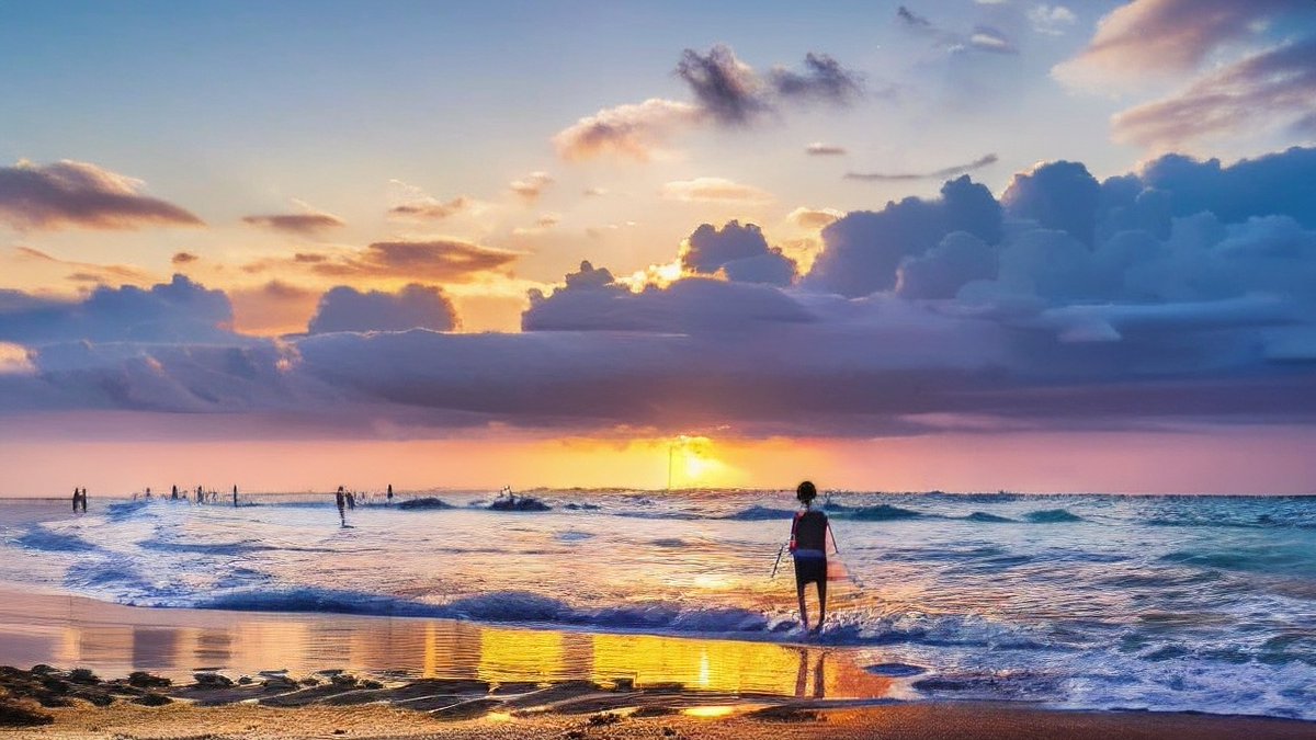 Yo_Antoneth's tweet photo. Woke up to the sound of waves crashing against the shore—this coastal town’s sunrise turned my ordinary Tuesday into a perfect, sun-kissed memory. ， https://t.co/3efNPnp1yX