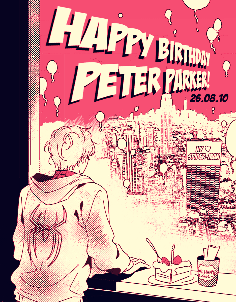 24bb2_2's tweet photo. 늦었지만 피터의 생일을 축하하며🍰
#SpidermanBrandNewDay https://t.co/haceTvyXf2