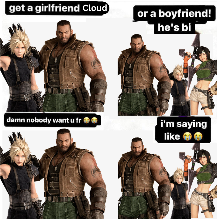 RenoDarling's tweet photo. happy birthday disaster bi Cloud Strife https://t.co/63e1snSjI8