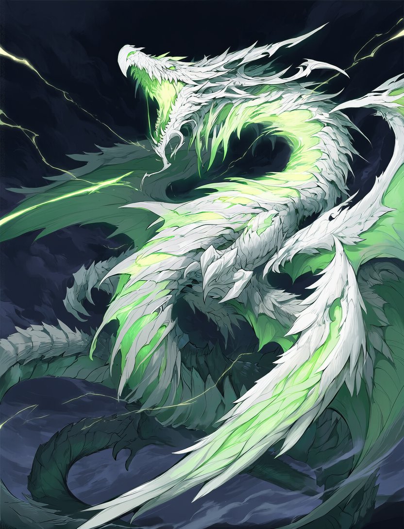 sasurai_aisub's tweet photo. 今日のドラゴン / Today's Dragon                               

嵐身の烈風竜 / Storm bodied Gale Dragon https://t.co/ca0EkQ2txA