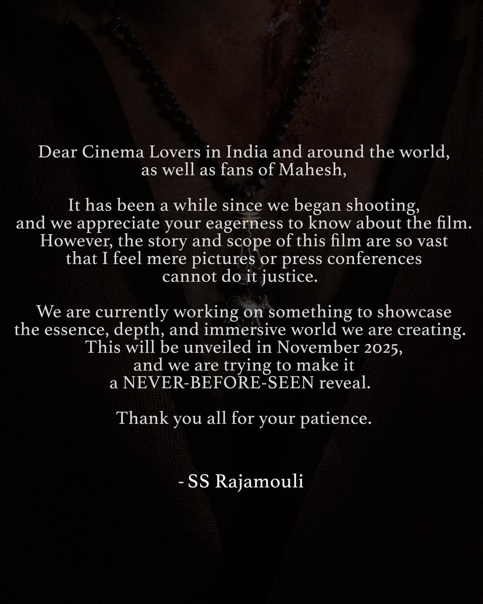 thembyogi's tweet photo. A year ago, the journey began the real spectacle is yet to unfold🦁#ssmb29 https://t.co/kMxqzcZ5g5