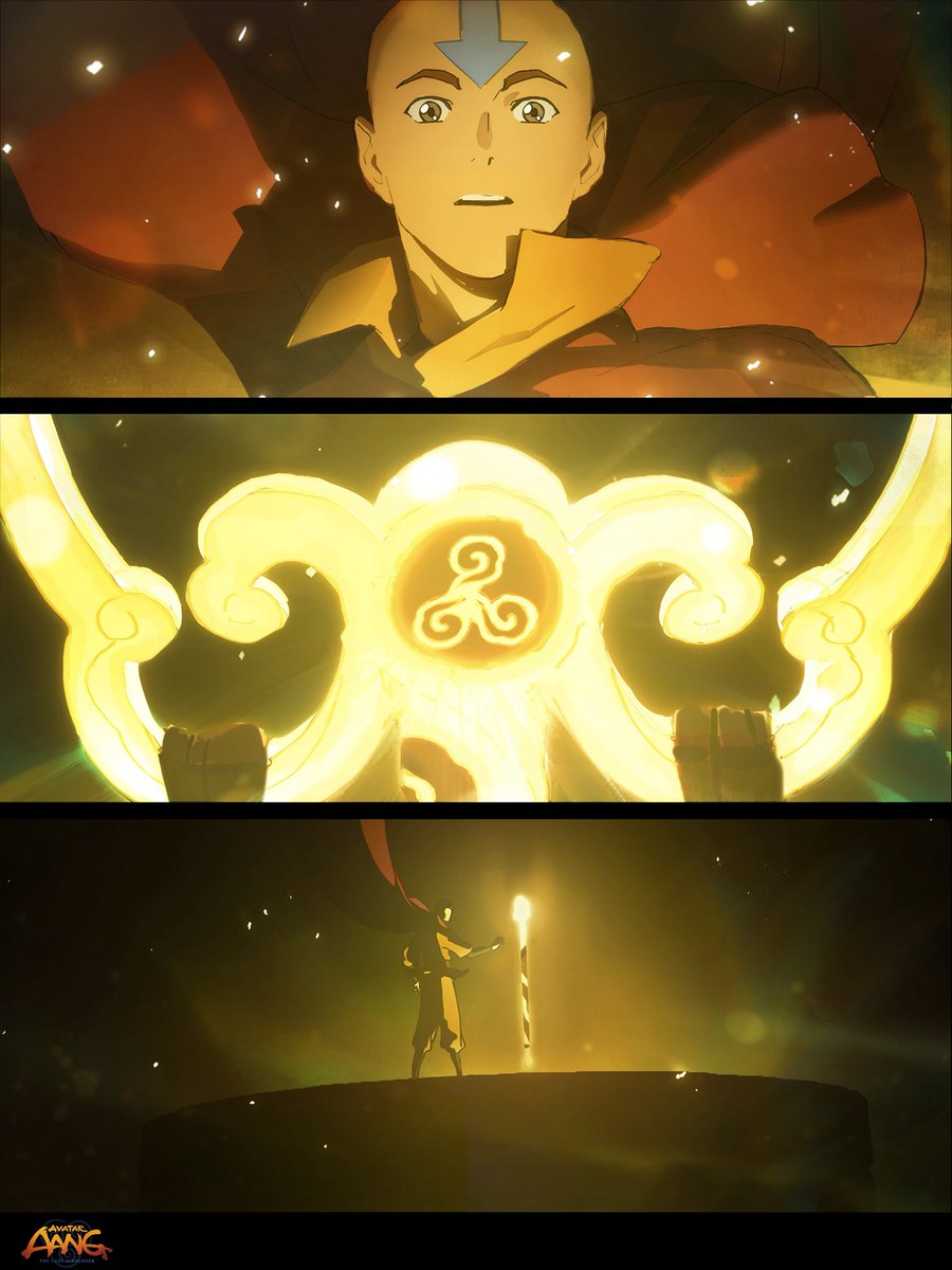 SeanSevestre's tweet photo. ✨ Aang finds Sonam’s staff ✨

Keys I painted for the Avatar movie https://t.co/JrgjPtBx2p