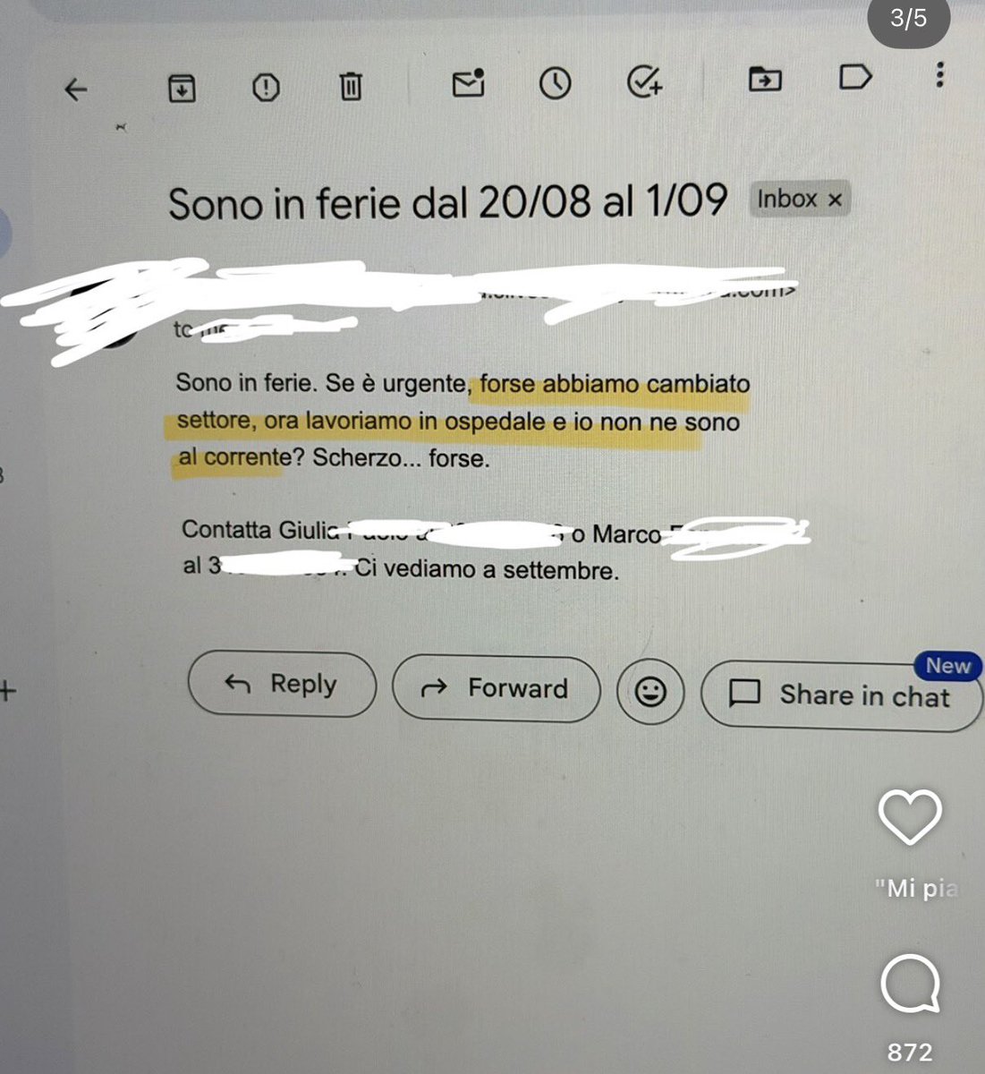 FranAltomare's tweet photo. Gente che verrà sostituita dall’AI: starter pack.

(Soprattutto Monica, che salva “pdf e non vite”, probabilmente già a settembre e per sua diretta ammissione). https://t.co/6ANih5LxPf