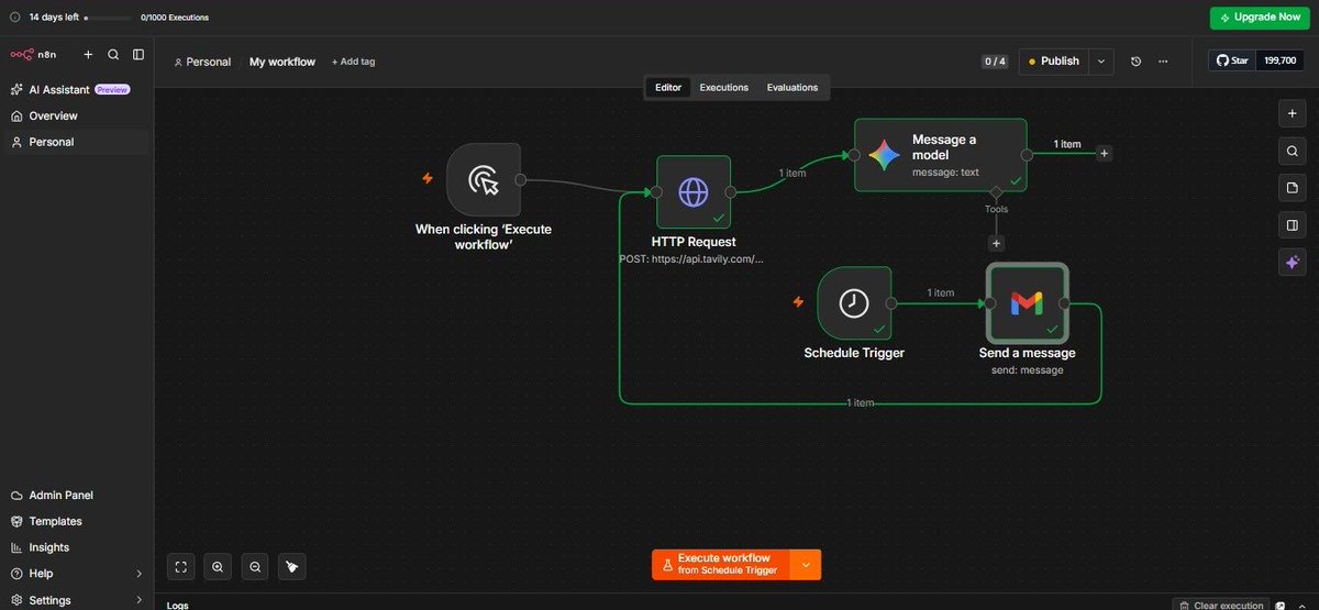 TheKingMaker37's tweet photo. Week 5 of my internship, and this one tested me. 

On the AI fluency track, we were introduced to AI automation, and I built my first automation project. It was genuinely interesting, and they gave us all the resources we needed to pull it off. https://t.co/0DOya7KpuN