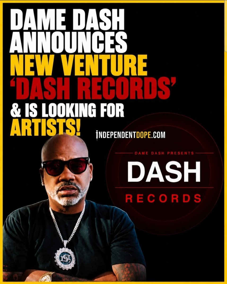 djtonyh's tweet photo. Would you sign to Dame Dash record label? https://t.co/yx05FZoZee