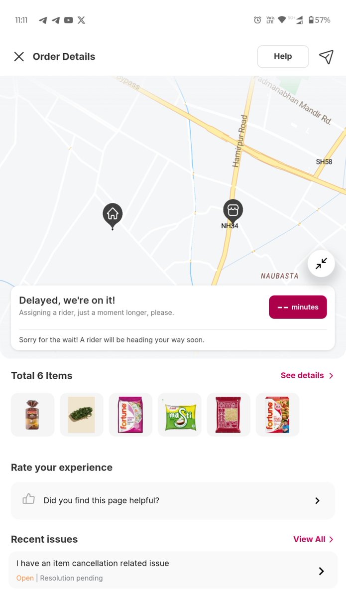 pankajk_vm's tweet photo. @Flipkart @flipkartsupport @Flipkartminutes 

Mujhe ek baat samajh nhi aati Jab delivery partner available nhi hota hai to store available me kyu rahta hai, service off kr diya kro area me jab delivery partner na rha kare, 0/5 rating https://t.co/219CpPimW2