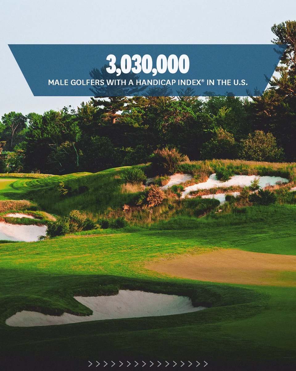USGA's tweet photo. How tough is it to make the U.S. Amateur field? You gotta be a stick! 🏌️‍♂️

6% of players who entered are teeing it up this week.

0.36% of players with an eligible Handicap Index® made the final field. https://t.co/27OICDnQNm