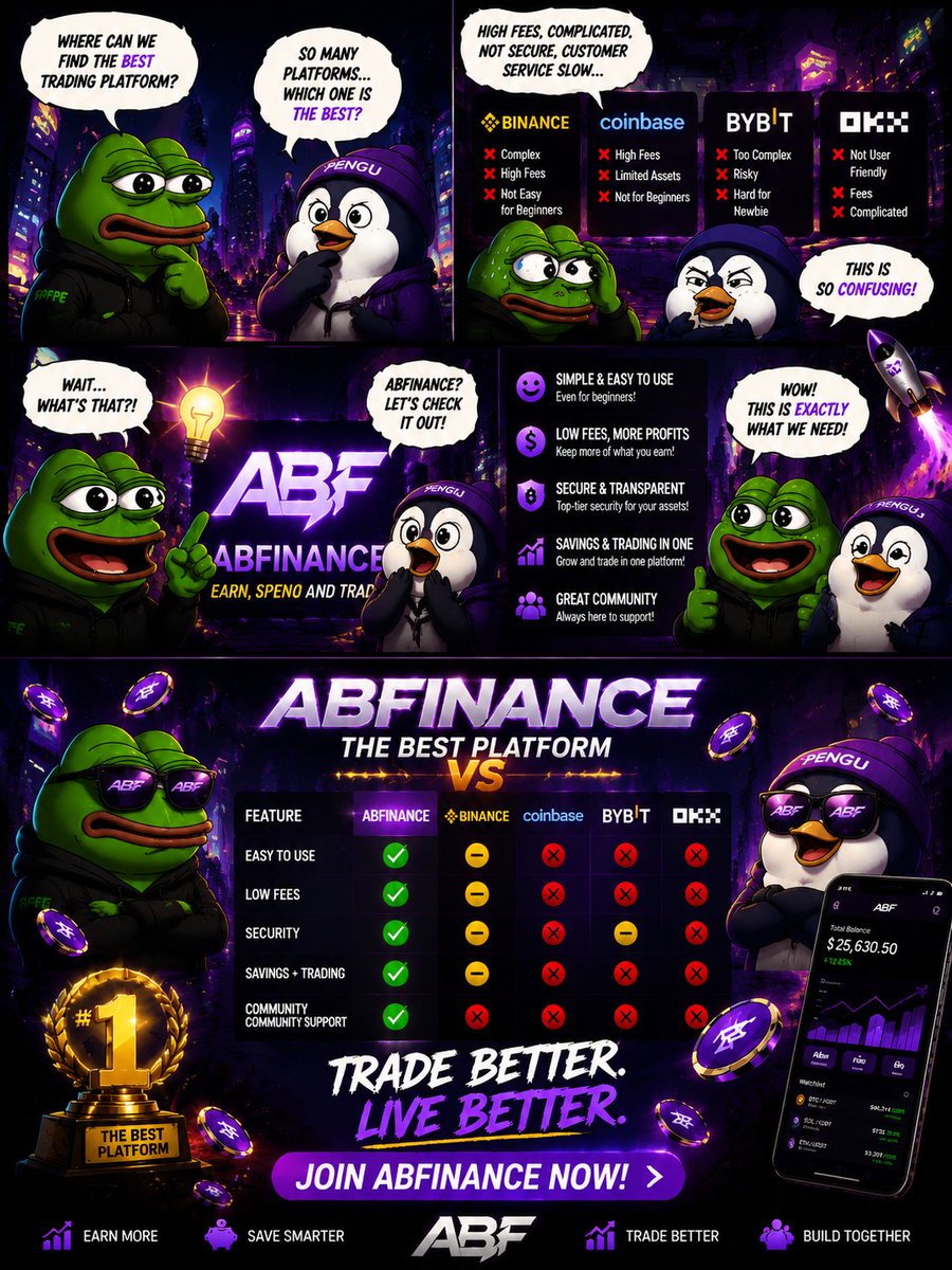 toriyati17147's tweet photo. โStop searching. Start building. ABFinance brings savings and trading into one powerful digital asset platform
#ABFmeme
#ABFINANCE
@abf_finance https://t.co/EVx6XiH4w9