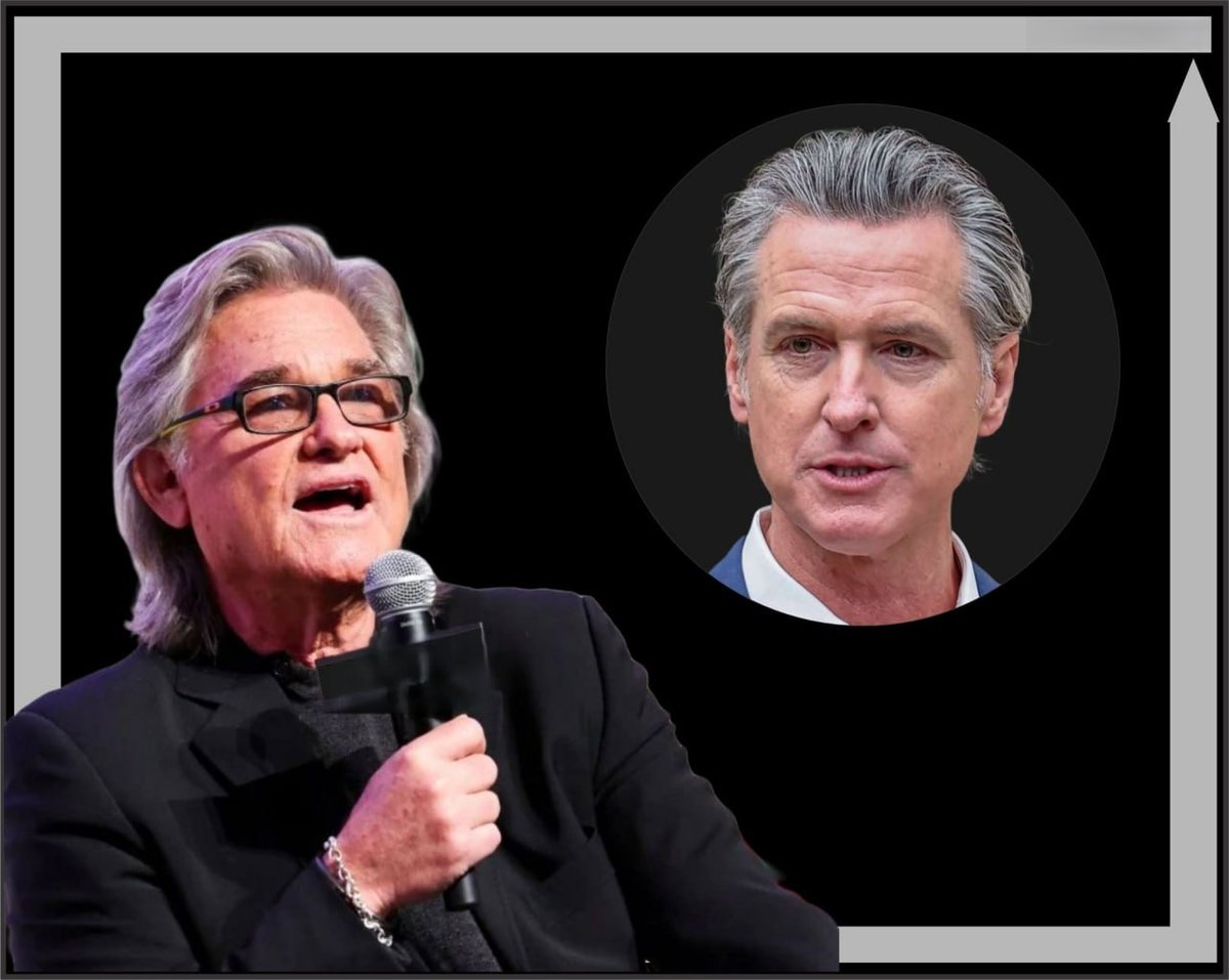 mcafeenew's tweet photo. 🚨BREAKING: Hollywood ICON Kurt Russell just NUKE-BOMBED Gavin Newsom in front of a live audience… and what he said will make your jaw HIT THE FLOOR 😱

🔗 https://t.co/rW2cb6CvdO

At a packed “Meet the Actor” event in LA, someone asked the legendary Kurt Russell about his history with California’s governor…Russell didn’t hold back for ONE SECOND:
“Yeah, Gavin and I grew up in the same town. Same high school. Let’s just say… we NEVER got along.”

Then he went nuclear.

Apparently every girl in school knew Newsom as the “slimy, handsy” guy who couldn’t keep his hands to himself… and it only got WORSE when they hit college.

Russell dropped the mic with this: “I wasn’t even a little shocked when I found out he became Eric Swalwell’s personal wingman in the California legislature.”

THIS is the man Democrats are lining up to put in the WHITE HOUSE?!

Are you kidding me right now??

Share this before they try to bury it. The comments are about to EXPLODE

Follow @mcafeenew for more drops.