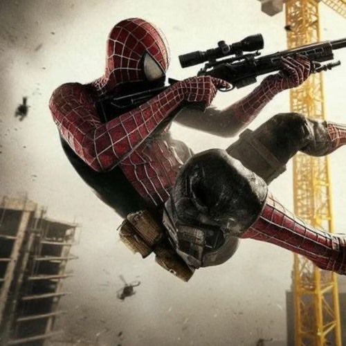 GioNuclear's tweet photo. dat new spider man movie is crazyyy https://t.co/WTAMURzark