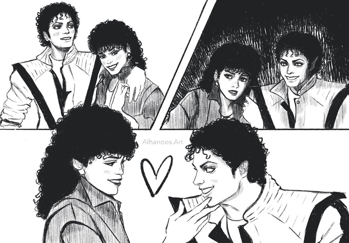 Alhanoosart's tweet photo. #mjart Thriller 🧟‍♂️🖤 https://t.co/or5Upz8Iq5