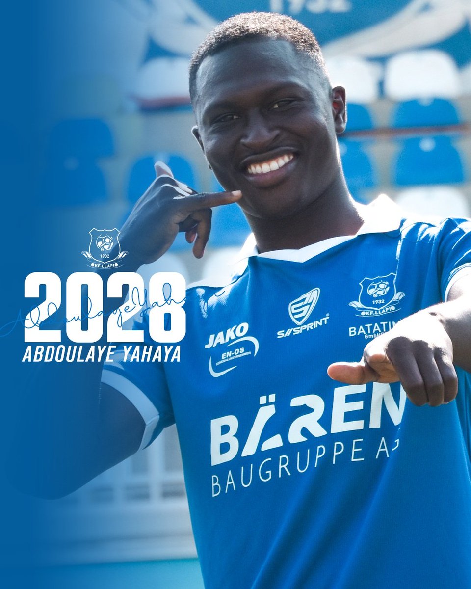 AgencyMgsr's tweet photo. Done Deal

@yahaya_abdoulaye_ is officially a Llapian.

Proud to announce Abdoulaye Yahaya move to LIapi football club

A new challenge. A new chapter. Two years.

Welcome to Llapi, Abdoulaye. Let's get to work. https://t.co/3Xxxz4hySE