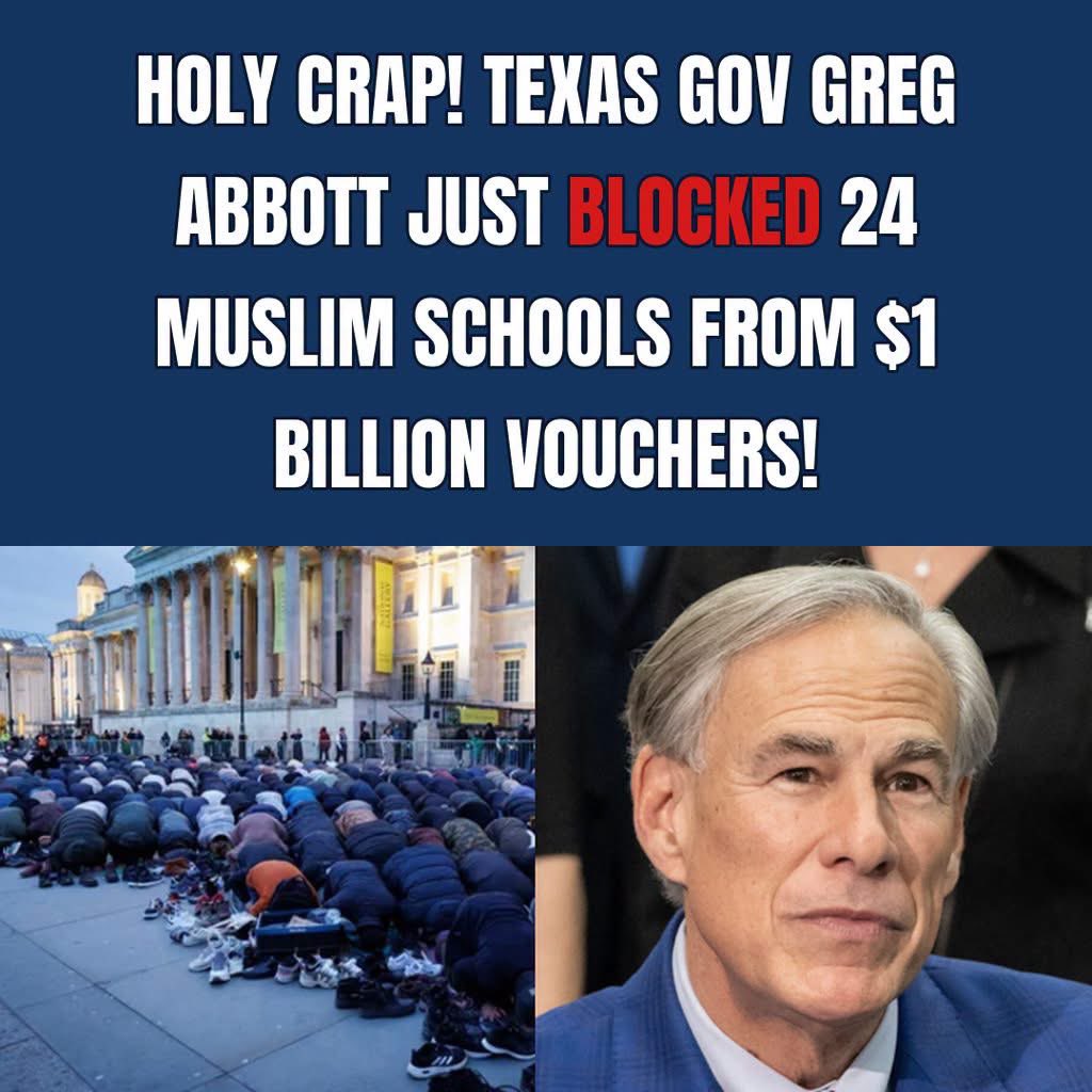 Sassafrass_84's tweet photo. Texas just drew a hard line.

Gov. Abbott’s administration blocked about 24 Muslim schools from the state’s $1 billion voucher program over ties to CAIR and the Muslim Brotherhood — both of which Abbott designated as terrorist organizations.
Taxpayer money is not for radical indoctrination. 

A step in the right direction.