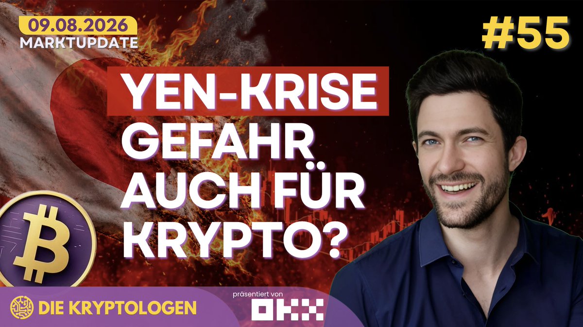 diekryptologen's tweet photo. 🇯🇵 YEN-KRISE → KRYPTOKRISE?

Der Yen crasht, Japan interveniert mit Milliarden und der Yen-Carry-Trade könnte zum globalen Liquiditätsproblem werden.

Dazu:
☠️ BitMEX & BitMart schließen
🔓 1.596 BTC bei Coldcard gestohlen
⚡ BTCPay-Lücke
🇰🇵 Bybit verklagt Nordkorea
🐄 "Proof of Steak"

 Das und mehr gibt es in der neuen Folge!