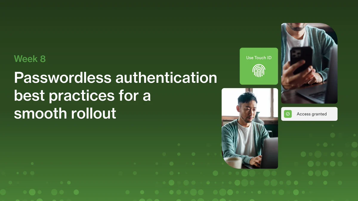 Passwordless authentication with Duo