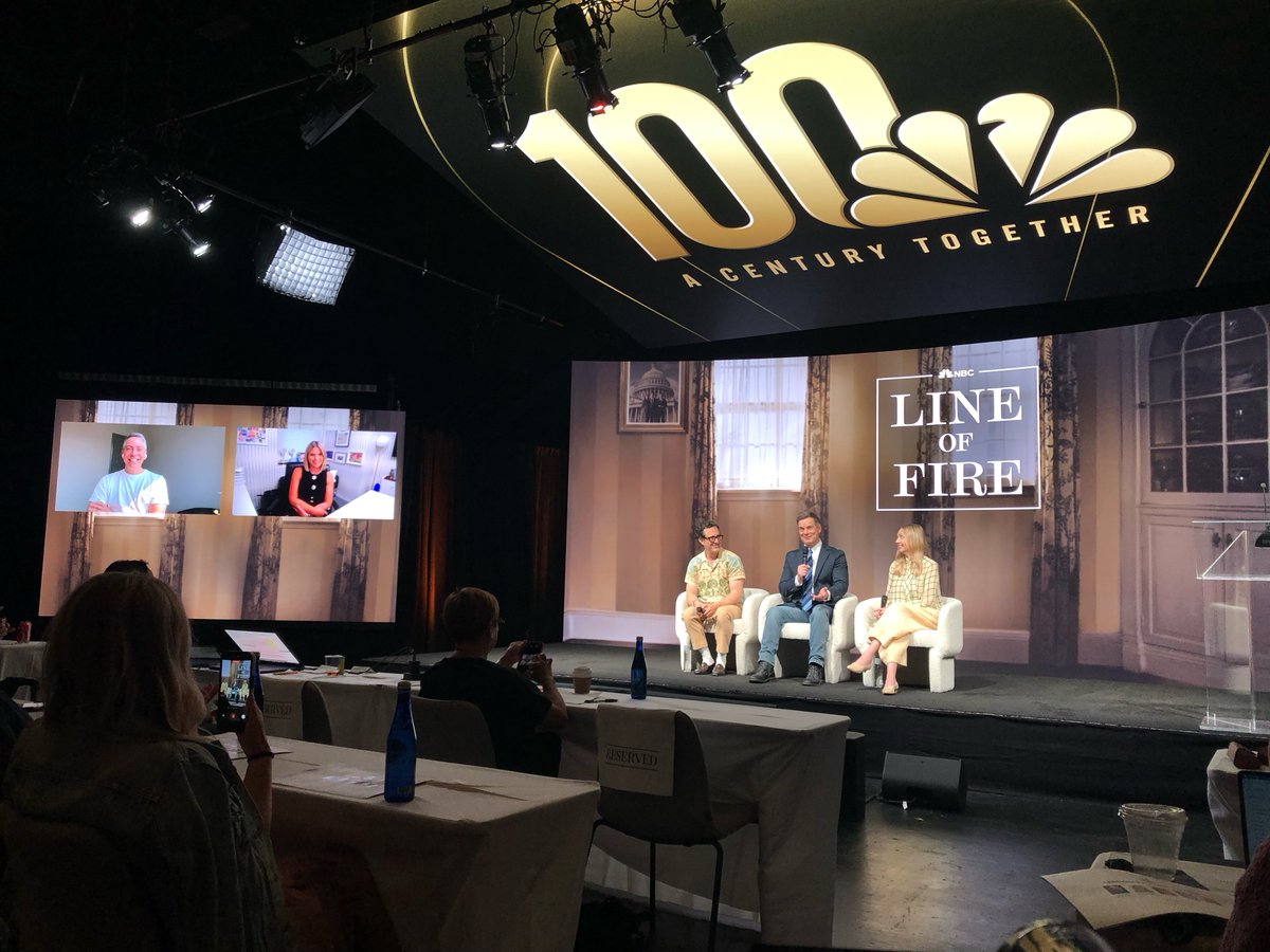 GiveMeMyRemote's tweet photo. "When I heard Pete was cast...I was absolutely sure I wanted to do it. I've always loved watching Pete's work," Hope Davis says of working with Peter Krause. (She also says she knew she wanted to do the show after meeting with showrunner Joshua Safran.) #LineofFire https://t.co/ZP4PSowoGi