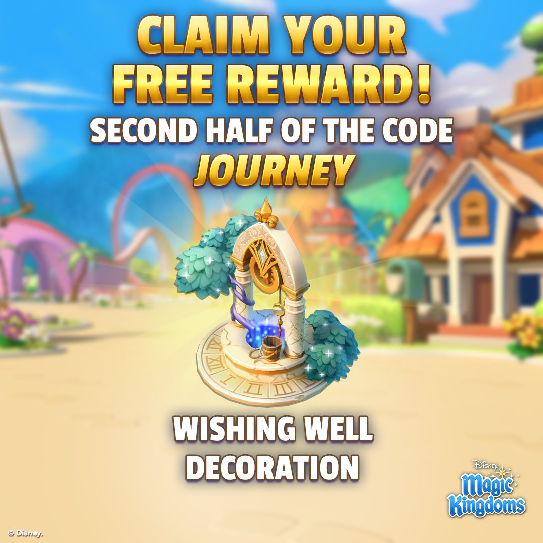 DisneyMKingdoms's tweet photo. Hey Kingdomers! We have a special surprise for those of you who play both DMK and DDV!
Gather two parts of the redeem code to claim special rewards in both games! The first part of the code can be found on DDV's socials, and the second one is here!
https://t.co/Mm54zJlhdz https://t.co/X9ZO418cCb