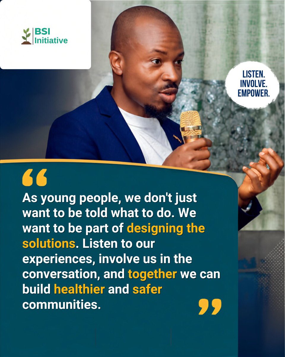 Bsinigeria1's tweet photo. At BSI Initiative, we believe real change starts with research and dialogue.
By listening to young people and involving them in solutions, we can create more awareness around drug abuse and Opioid Use Disorder.
Together, we can build healthier and safer communities.

#BSI https://t.co/AsoPOed1B2