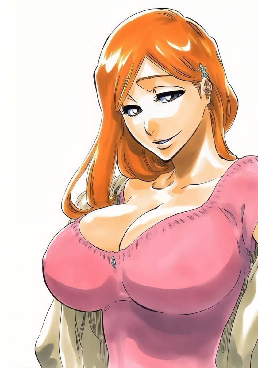 _Yoruichi_X's tweet photo. Orihime really has that “sweetest girl in Bleach” aura 🧡 https://t.co/WUpGSJ8pxb