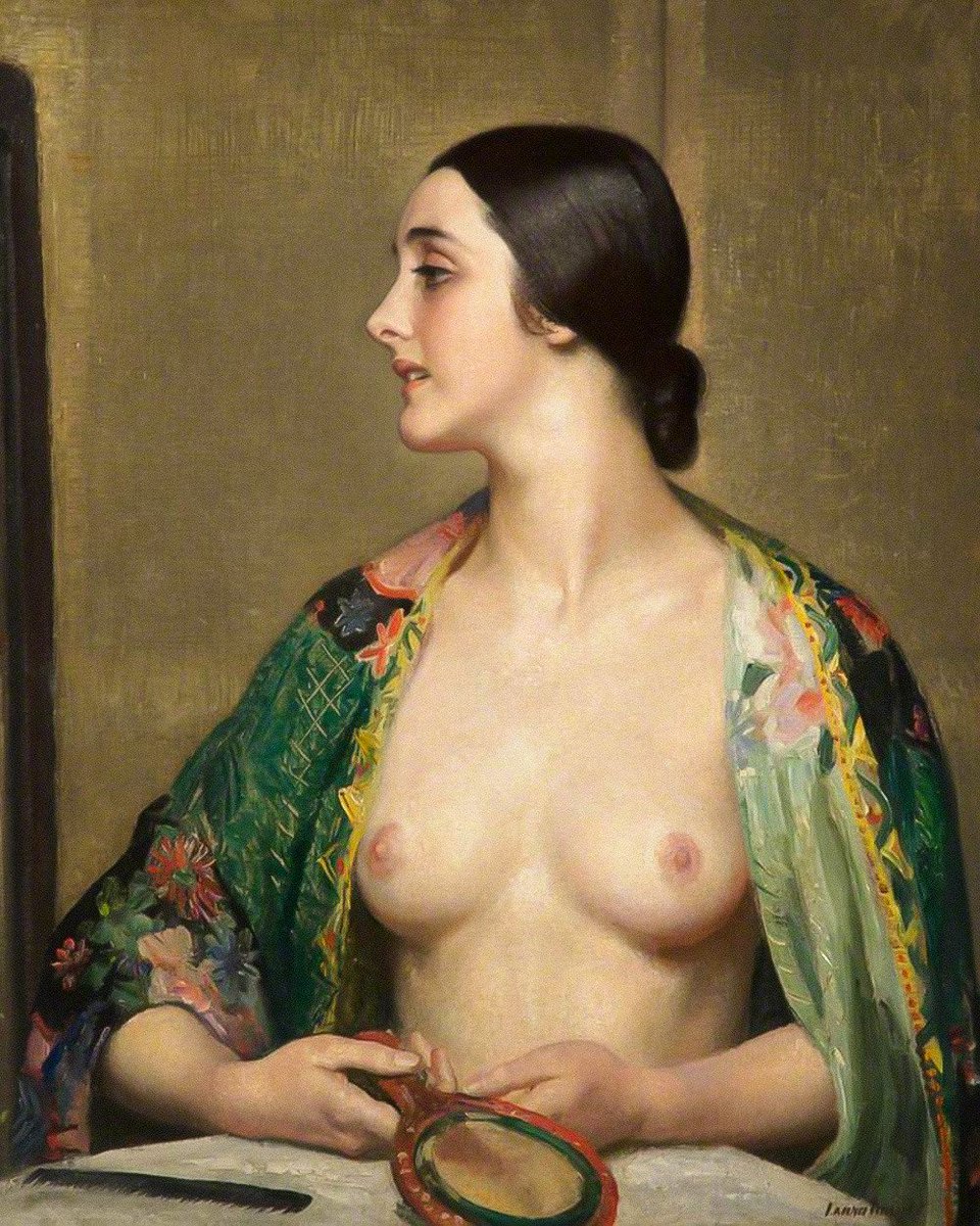 ArtorOtherThing's tweet photo. A Theatre Dressing Room - Laura Knight (1877-1970) https://t.co/KXYpX1rIRG