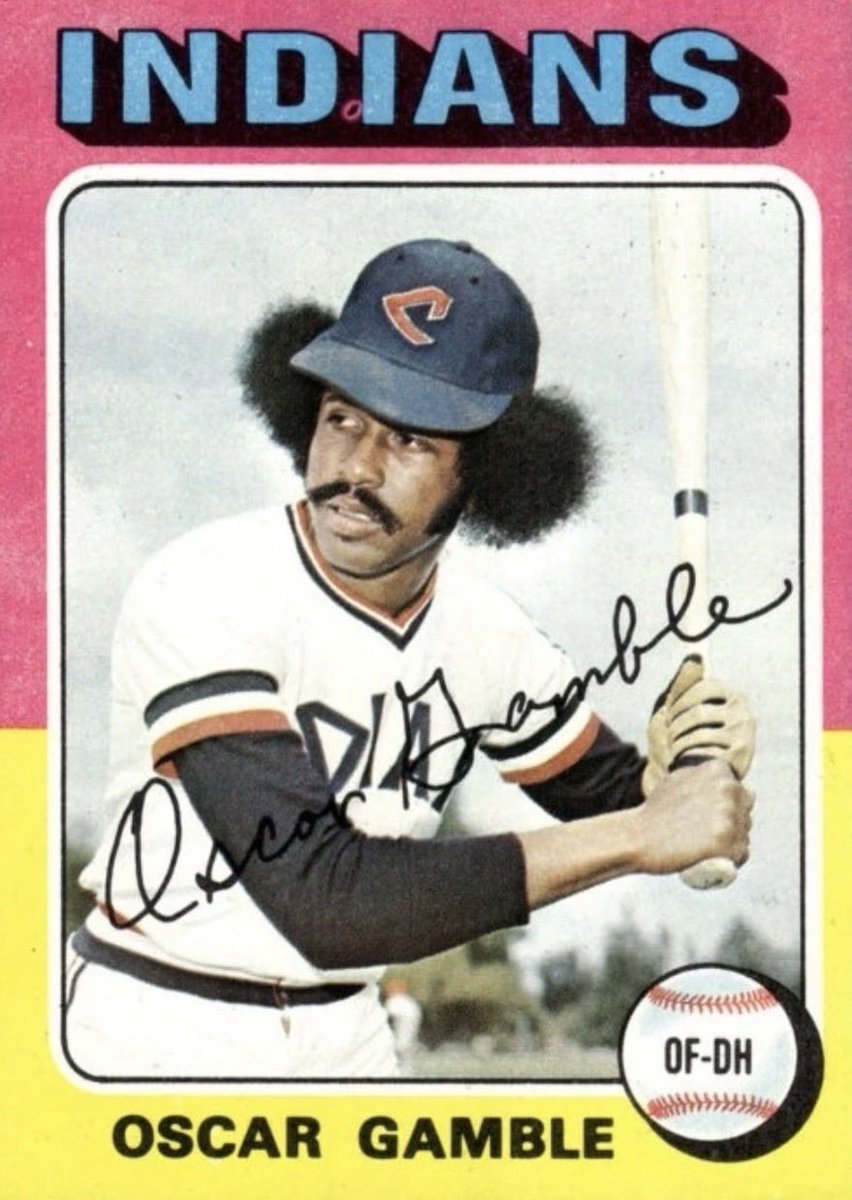toppsstars's tweet photo. @OleTimeHardball When traded to #RepBX  in '76, Steinbrenner enforced the strict grooming policy-He had to chop off his famous Afro, costing a lucrative Afro Sheen deal, team prez Gabe Paul paid the barber $40 to come in on a Sunday &amp; Paul reimbursed him 5,000 for his lost endorsement #GuardsBall https://t.co/4Rz3cCSUM9