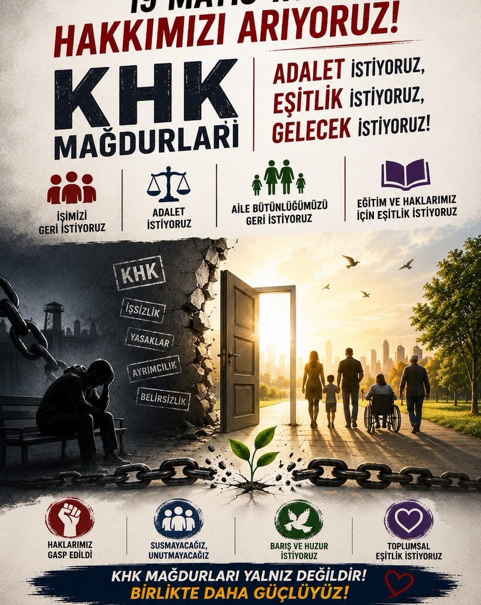sonuncukoyde's tweet photo. Hakkımızı arıyoruz
#KHKSorunu çözülsün https://t.co/HWXg1Qkh6C