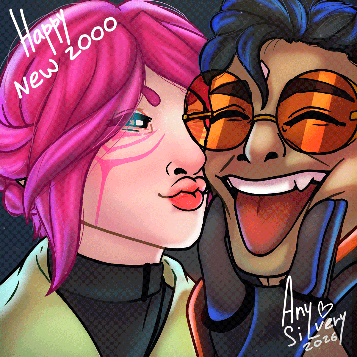 Any_Silvery's tweet photo. Long time don't see, hun? 👀
The first drawing and the last 1.5 year 👅
This is #Warframe fanart!
I'm back in Warframe and open romance lines with #protoframe s
I love this guys so much 🩷🩷🩷
#couple #fanart #drifter #Amir #Warframe1999 https://t.co/w7Ps2cqGfr