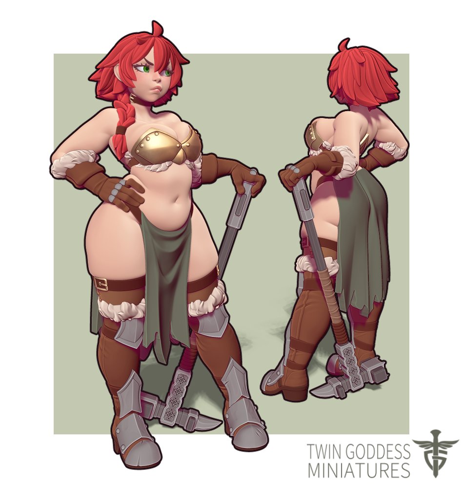twingoddessmini's tweet photo. I'm still on my barbarian era (It has no end in sight). Here's Lillie! https://t.co/Ag0H0v1osq