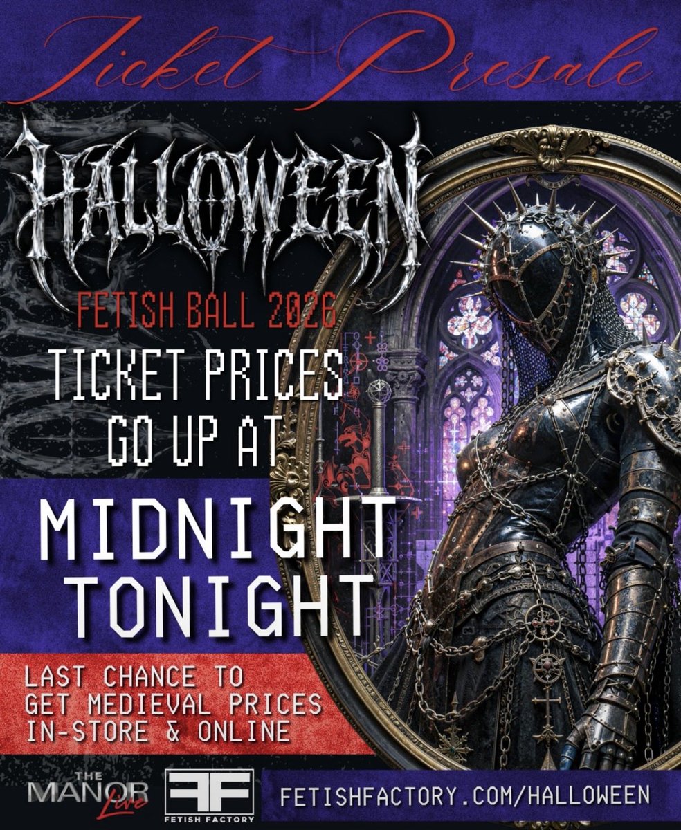 RozGoddess's tweet photo. Next event on the schedule! @fetishfactory https://t.co/BsrSLnE3zV