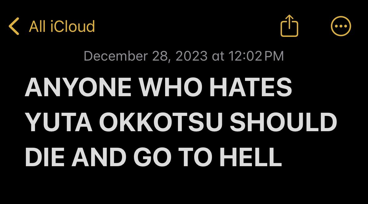 higuuromi's tweet photo. I DO NOT PLAY ABOUT YUTA OKKOTSU https://t.co/oKCQi17Nl7