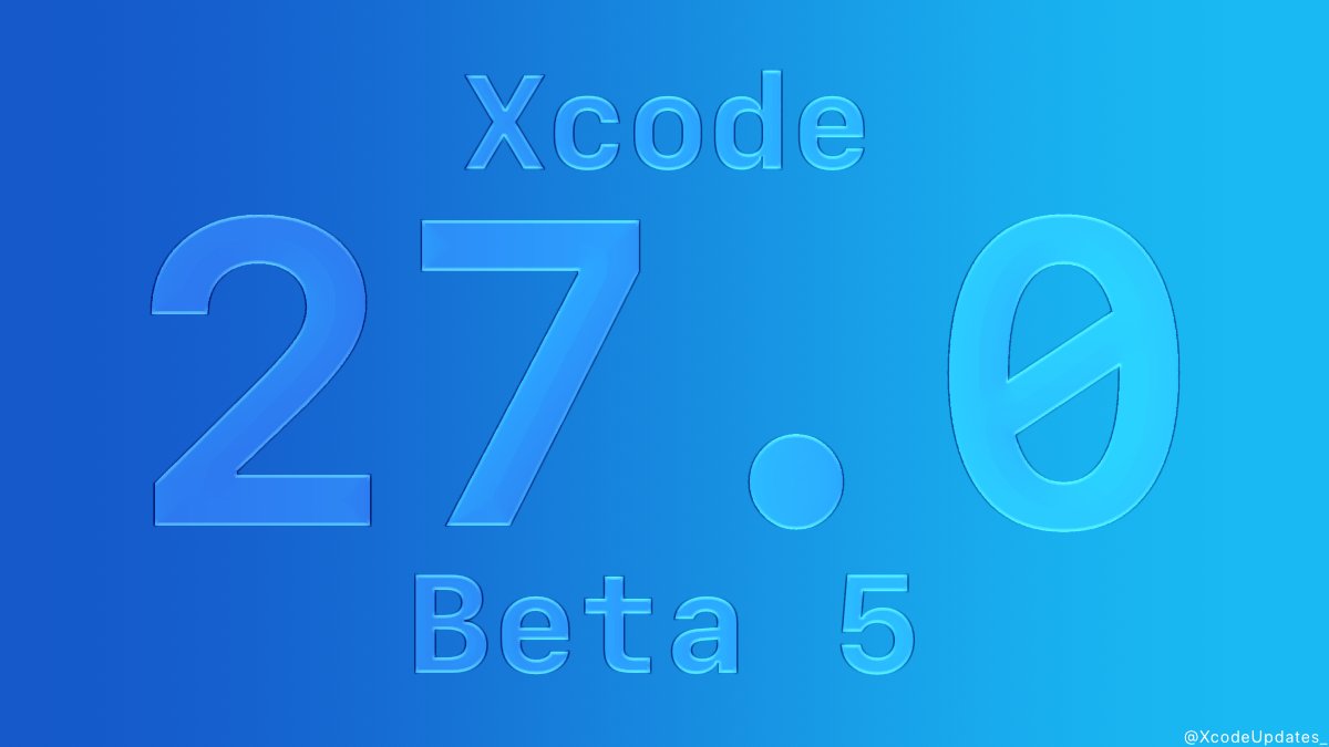 XcodeUpdates_ tweet picture