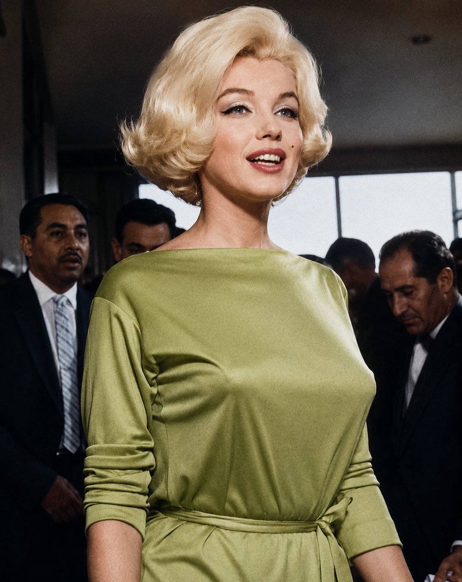 CharlesCasillo's tweet photo. Marilyn Monroe at a press conference in Mexico City in 1962. https://t.co/kNhhRotPvE
