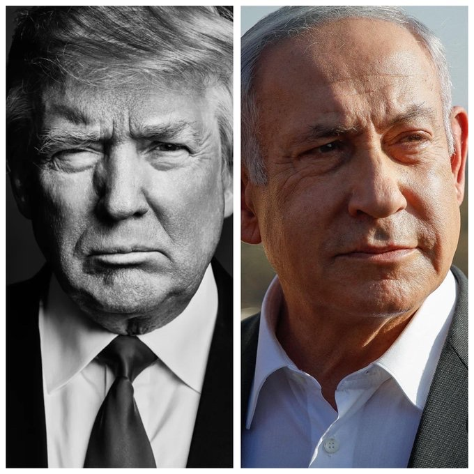 Jewishlegend18's tweet photo. The two most powerful men in the world.  

May God bless them both. https://t.co/QX1PFxWSxS