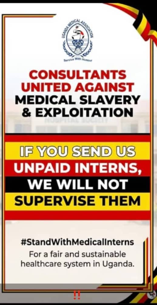 MuchunguziAlex's tweet photo. @DrBellahh @BalaamBarugahar Pay medical interns period. https://t.co/hRjBX8Ylx0