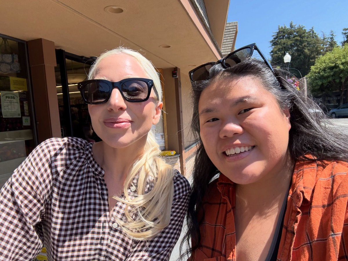 ladygaganownet's tweet photo. New photo of Lady Gaga with a fan recently.🥹

(📸: writtenbydonna via Instagram.) https://t.co/fgzDACoqqr