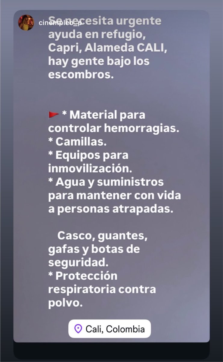 shinsolito's tweet photo. SERVICIO SOCIAL, SE NECESITAN INSUMOS, AYUDAS AQUÍ EN CALI ‼️‼️‼️‼️‼️ https://t.co/7R5X7wIKAH
