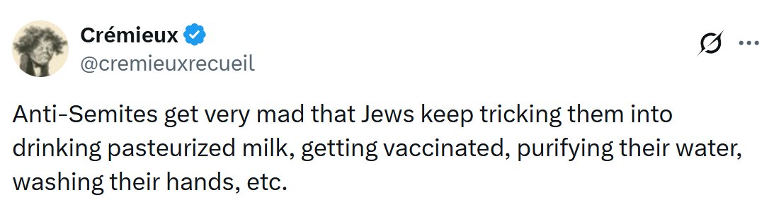 cremieuxrecueil's tweet photo. The Jews are tricking everyone into having safer communities that contain fewer criminals. https://t.co/uDdY7T84t7