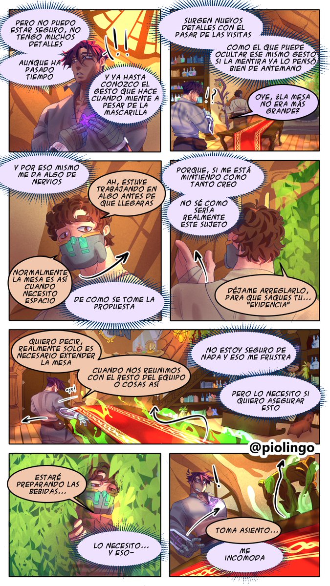 Piolingo_93's tweet photo. "Vínculo eterno" 🧡💜 PG41, PG42 y PG43 
HEMOS VUELTO 🗣️‼️
no saben lo que voy a extrañar los fondos de pradera, todo era más fácil 🤧, porque en ese lugar literalmente solo son biomas, ni vida hay JSJSJS
.
.
.
#Duxino
#aquinoart 
#WBDScomic https://t.co/M0VMnt747f