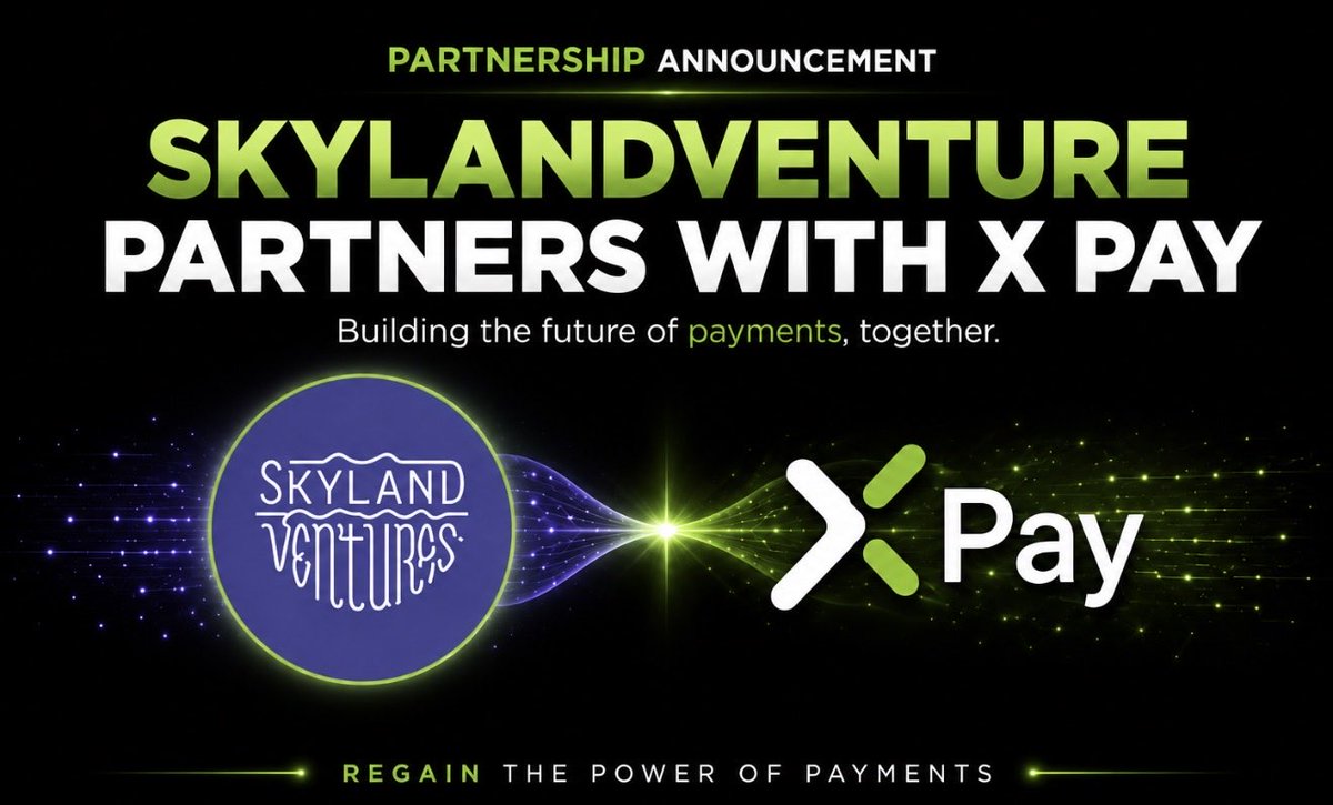 X_Pay_llc's tweet photo. 🎉 $50 PARTNERSHIP GIVEAWAY! 🎉
Celebrate the partnership between Skyland Venture × X Pay, we’re giving away $50!

🏆10winners — $10

How to enter:
1️⃣ Follow @X_Pay_llc 
2️⃣ Like ❤️ this post
3️⃣ RT 🔄 this post
4️⃣ Tag 2 friends 👥

Good luck everyone! 🍀

#Giveaway #XPay https://t.co/QLGAtZLOZ0