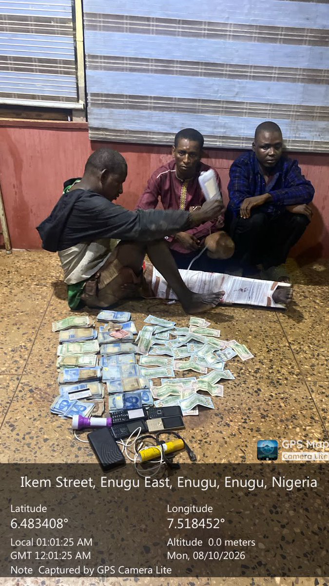 DejiAdesogan's tweet photo. TROOPS ARREST FLEEING KIDNAPPING SYNDICATE COMMANDER, RECOVER FOUR AK-47 RIFLES IN ENUGU

Troops of the 82 Division/Joint Task Force South East, Operation UDO KA, in collaboration with operatives of the Department of State Services (DSS), have arrested a notorious kidnapping syndicate commander and recovered four AK-47 rifles, seven magazines and 133 rounds of 7.62mm Special ammunition in Enugu State. The operation followed sustained intelligence-led efforts to dismantle a criminal syndicate linked to the abduction of two persons in Udi Local Government Area of the state on August 2, 2026.

According to the Army, troops had earlier neutralised one member of the syndicate and arrested another suspect. Intelligence obtained during the subsequent interrogation led security operatives to identify the fleeing commander and locate the group’s concealed weapons cache. Acting on the intelligence, troops intensified the manhunt and tracked down the syndicate commander in the Gariki General Area of Enugu as he attempted to flee the state. Preliminary investigations indicate that the suspect is allegedly linked to several kidnapping operations across the South East and North Central regions. Items recovered from him included US$1,000, ₦785,900 in cash and other incriminating materials.

Further exploitation of intelligence from the arrested suspects led troops to Umuchingu Ujenike Forest, where members of the syndicate had reportedly concealed their weapons. A follow-up operation at the forest hideout resulted in the recovery of four AK-47 rifles, seven AK-47 magazines and 133 rounds of 7.62mm Special ammunition.

The Army said the operation underscores the effectiveness of intelligence-driven joint operations in disrupting organised criminal networks, apprehending fleeing suspects and denying criminal elements access to weapons and safe havens. The arrested syndicate commander is currently undergoing further interrogation, with security operatives expected to use the information obtained to track down other members of the network and their collaborators.