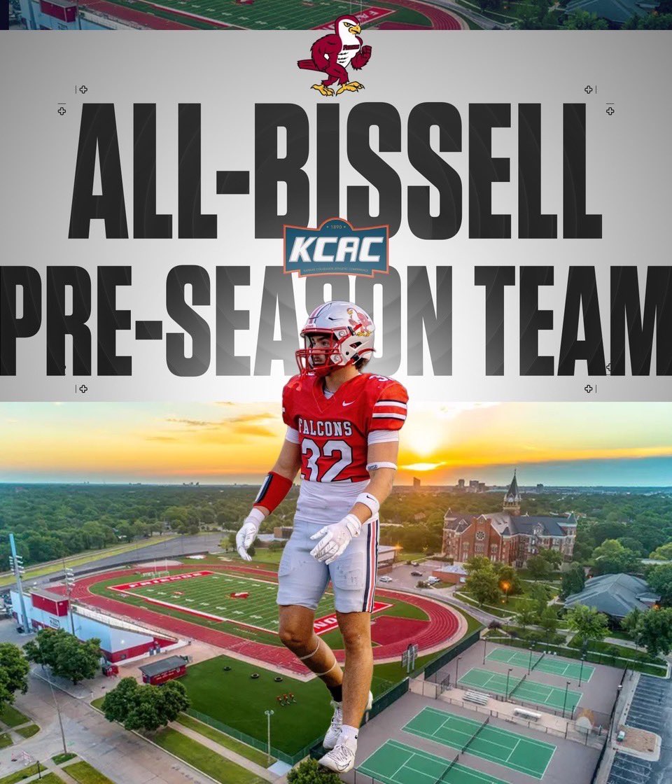 FalconsFU's tweet photo. Defensive Falcons honored with KCAC All-Bissell Pre-Season Team selections‼️🦅

Wetu Kalomo- DB
Tyson Wallace- LB
Cooper Skrobecki- LB
Leshaon Davis- DL https://t.co/jxAIMT95Hd