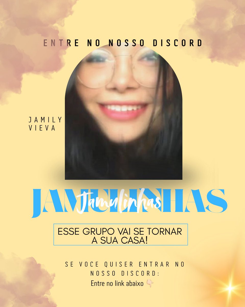 Infosjamily2's tweet photo. Como o nosso Discord provavelmente vai ficar desabilitado, não queremos perder o contato com vocês!
Fiquem por dentro de tudo em tempo real (com fotos e áudios oficiais) entrando no nosso canal de transmissão do WhatsApp:
🔗 Entrar no Canal: https://t.co/h2hT3dhAl1
#jamily #zap https://t.co/YdGGzUXouN