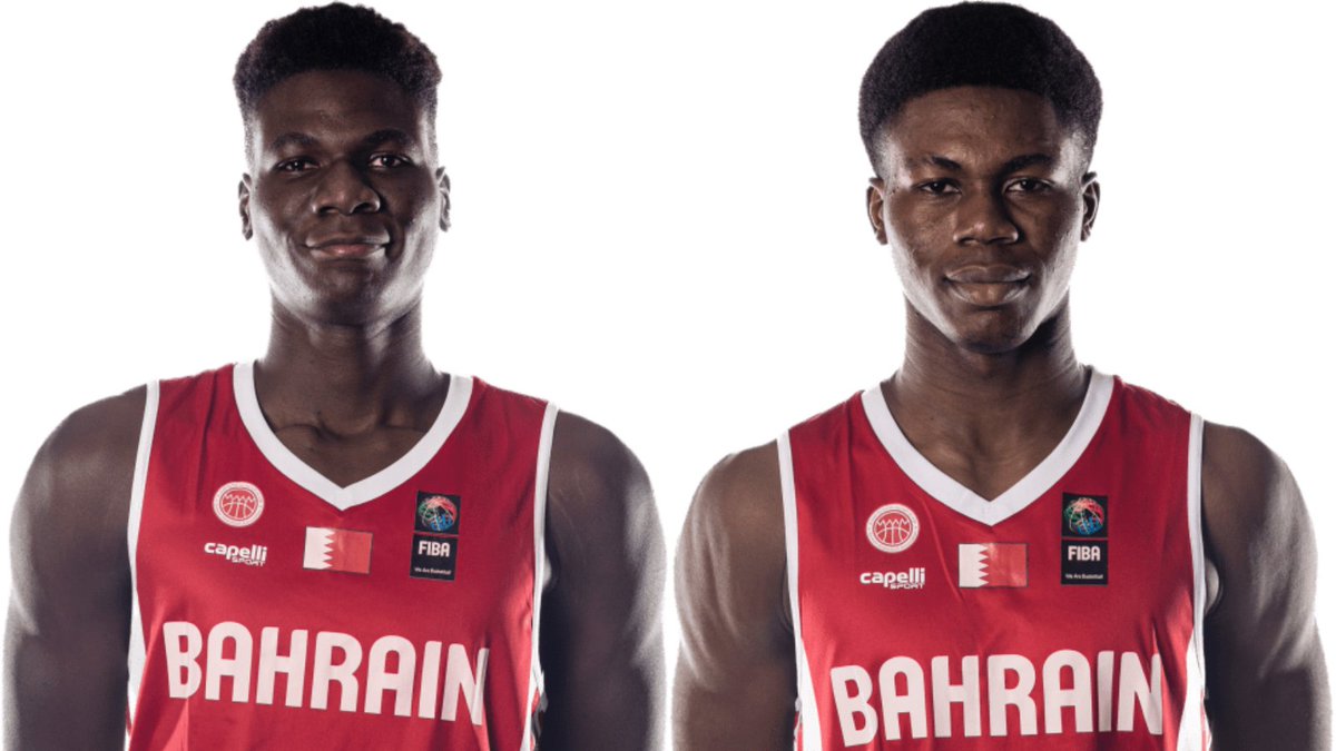 GeorgeBoulos_'s tweet photo. Eyes on Bahrain's 🇧🇭 dominant towers Hassan AbdulKadir &amp; Somto Onoduenyi.

Recorded tournament highs of 27.3 &amp; 27.8 efficiency ratings respectively in the U18 GBA Qualifiers #U18AsiaCup #FIBA #Bahrain https://t.co/LBN28k3AEv
