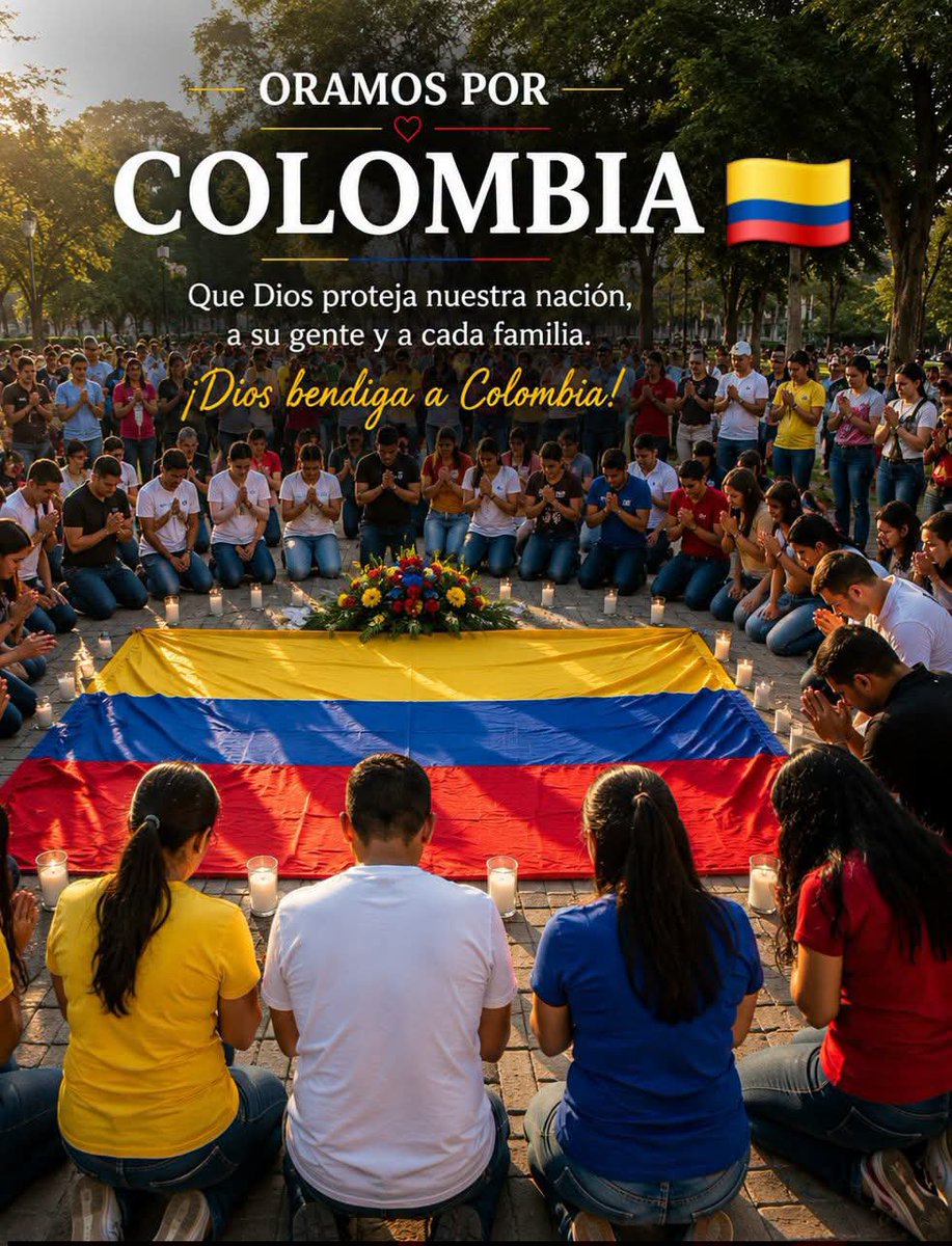 Geovanni488's tweet photo. @MariaCorinaYA @MariaCorinaYA Nuestras Oraciones Para #Colombia Unidos En Bendición 🇻🇪🤝🇨🇴🙏 https://t.co/GbcPvdIBGm