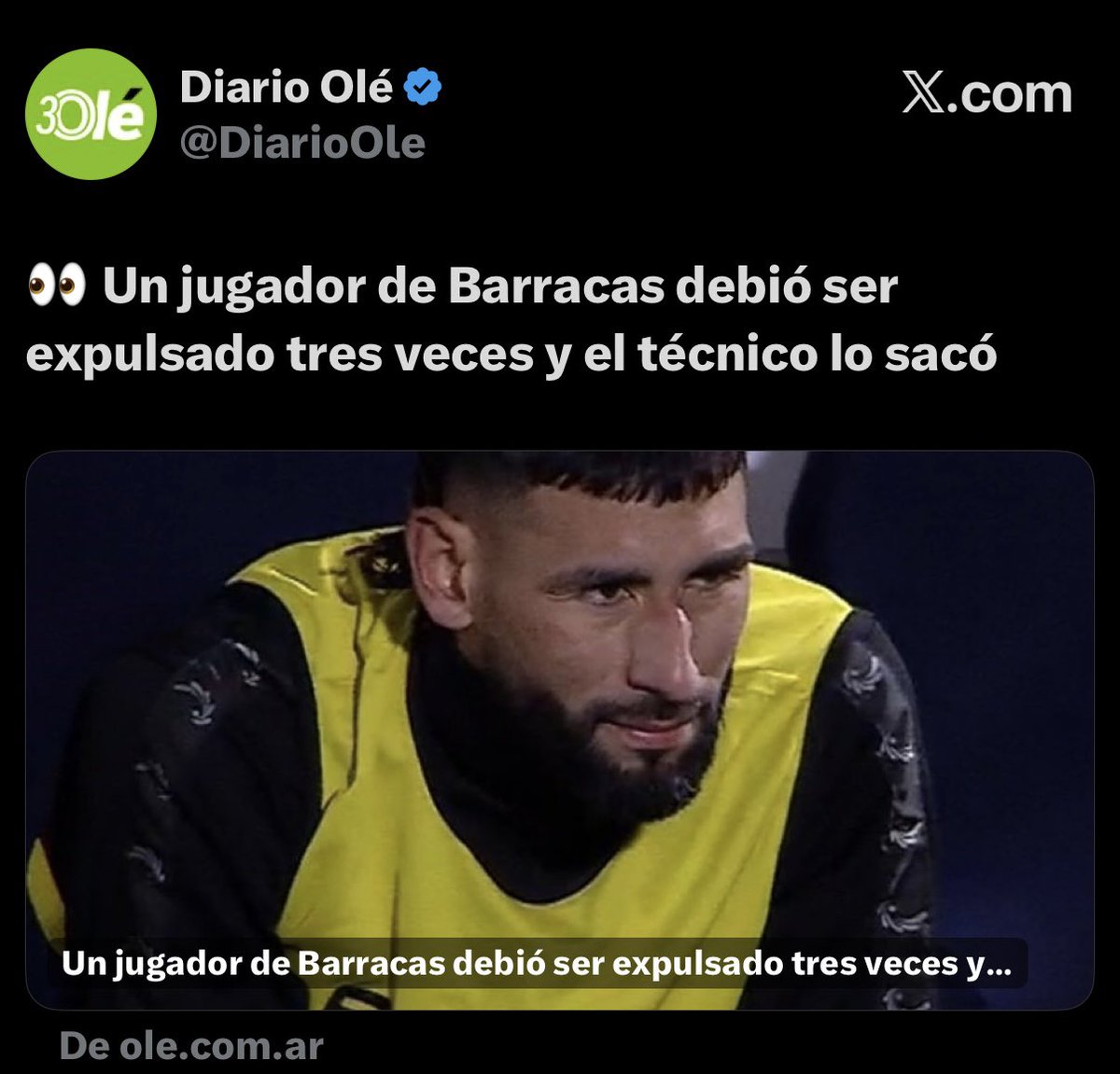 nicogam22's tweet photo. @banderinEDLP Che amigo, todo bien… Viste el partido completo? https://t.co/XY6Qa9o3Oc