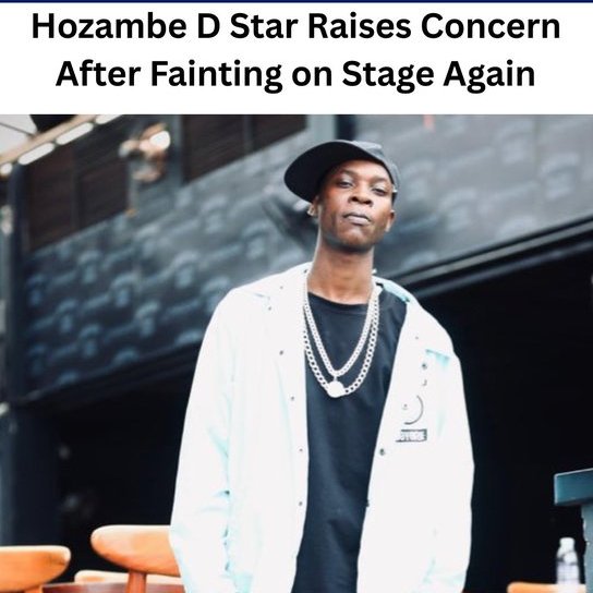 ChristineMwesi's tweet photo. Hozambe D Star has fainted on stage again.  
Fans are concerned about his health after multiple incidents.  
Get well soon 🙏  
#HozambeDStar #UgandaMusic https://t.co/DtIKnWv6jy