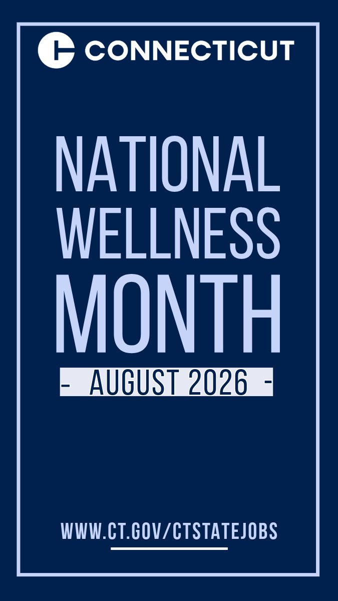 CTStateJobs's tweet photo. Wellness Month is the perfect time to revisit the tools and benefits available to support you.

From mental health resources and EAP services to flexible scheduling options and family supports, we’re committed to fostering a workplace where everyone can thrive!

#EmployeeWellness https://t.co/XFTEorfdgh