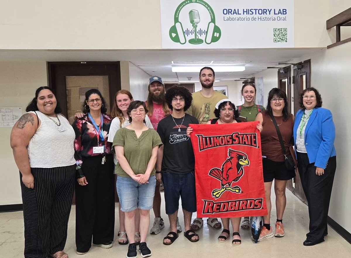 ohl_uprm's tweet photo. This  summer, Illinois State University’s (ISU) Latin American and Latino/a  Studies Program and Department of Politics and Government partnered to  offer students an experiential learning trip to Puerto Rico.
Read more : https://t.co/05x41vqJ18 https://t.co/FE4s0GBYPk